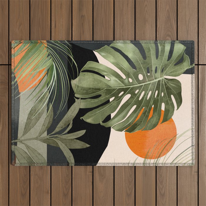 Jungle Abstract 11 Outdoor Rug Gallery Image 1