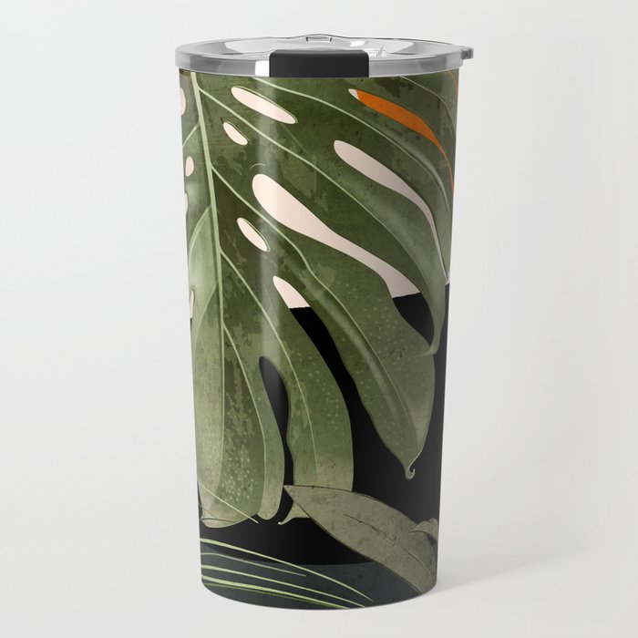 Jungle Abstract 11 Travel Mug Gallery Image 1