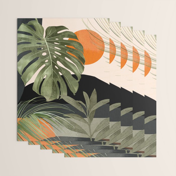 Jungle Abstract 11 Wrapping Paper Gallery Image 3