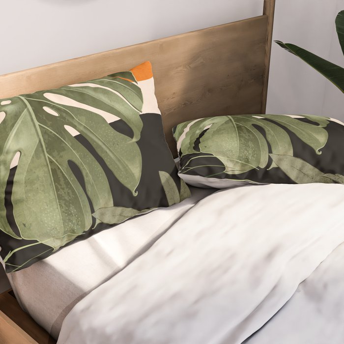 Jungle Abstract 11 Pillow Sham Gallery Image 2