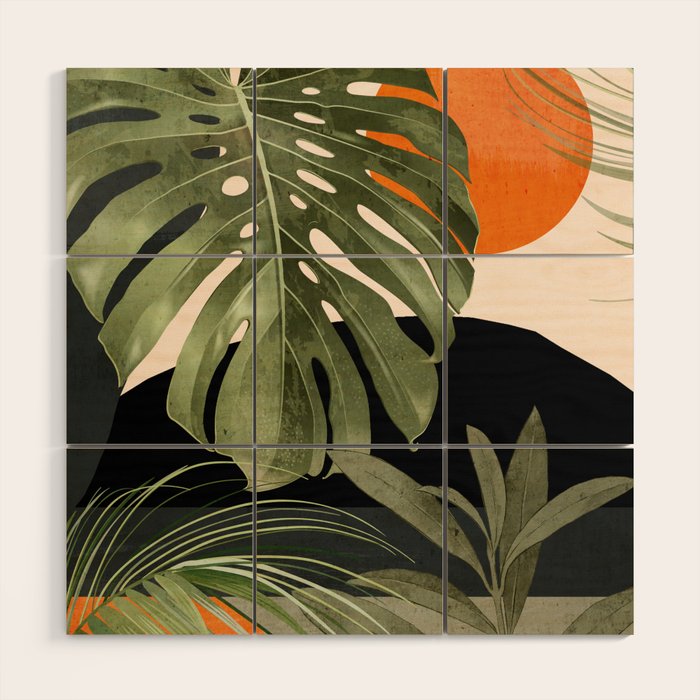 Jungle Abstract 11 Wood Wall Art Gallery Image 1