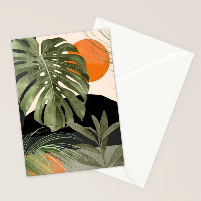 Jungle Abstract 11 Stationery Card Gallery Image 2