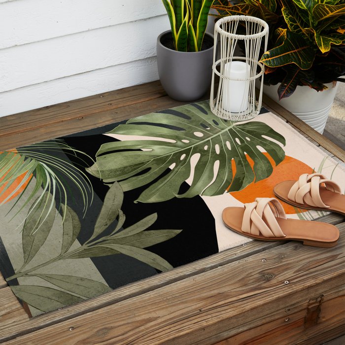 Jungle Abstract 11 Outdoor Rug Gallery Image 2