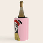 French style greyhound dog portrait Wine Chiller Gallery Image 3