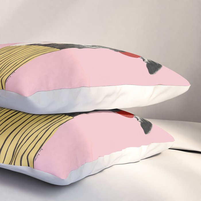 French style greyhound dog portrait Pillow Sham Gallery Image 3