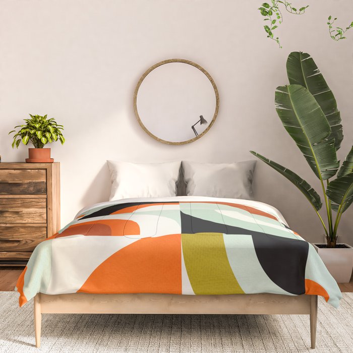 think big 6 mid century modern Comforter Gallery Image 3