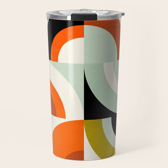 think big 6 mid century modern Travel Mug Gallery Image 1