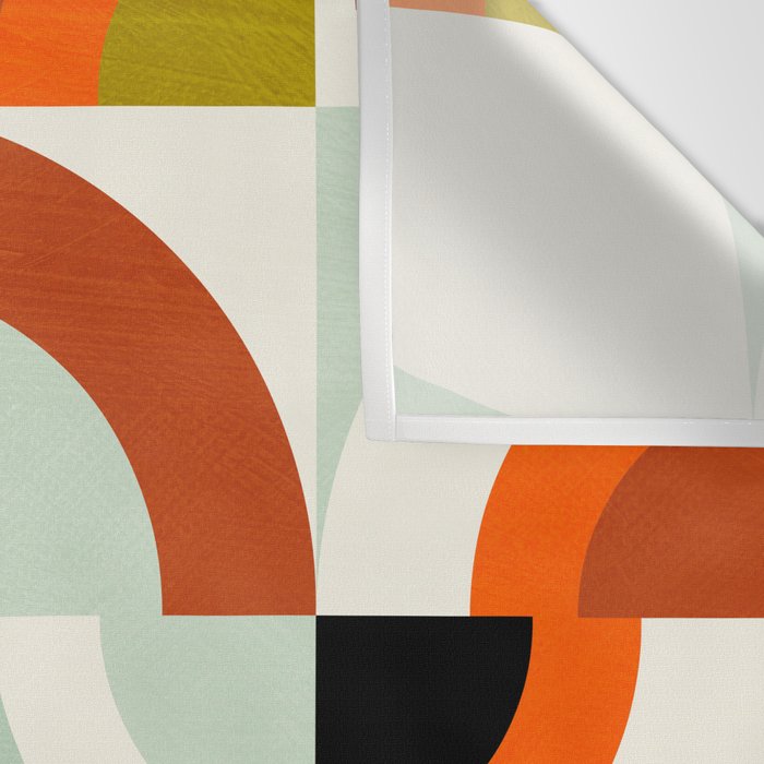think big 6 mid century modern Wall Tapestry Gallery Image 3