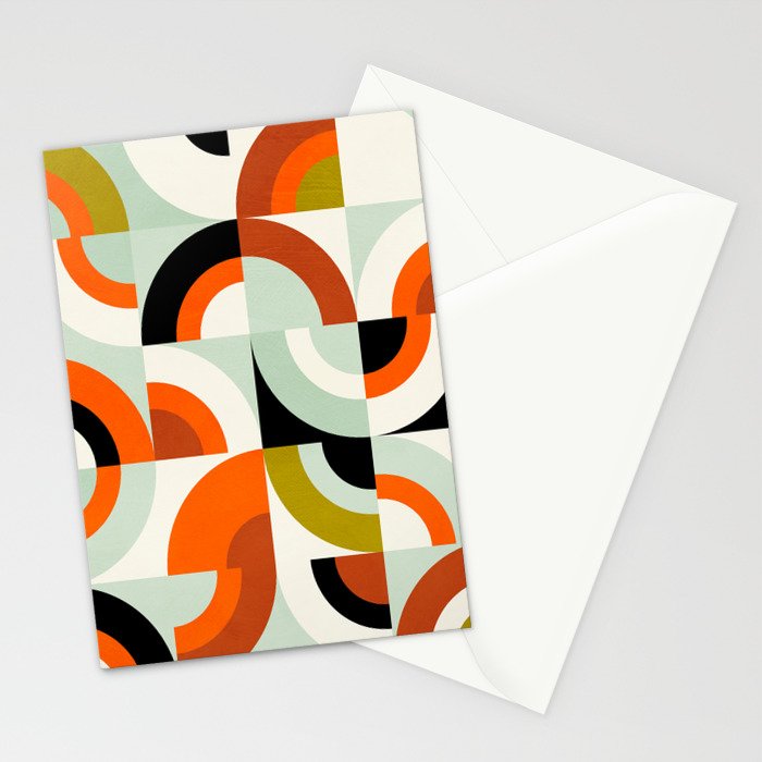 think big 6 mid century modern Stationery Card Gallery Image 2