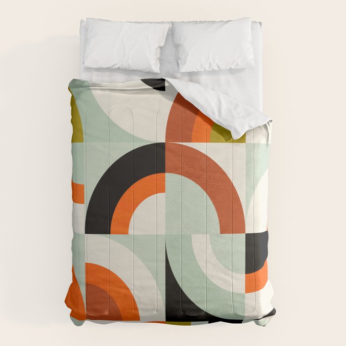 think big 6 mid century modern Comforter Gallery Image 1