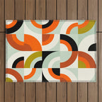 think big 6 mid century modern Outdoor Rug Gallery Image 1