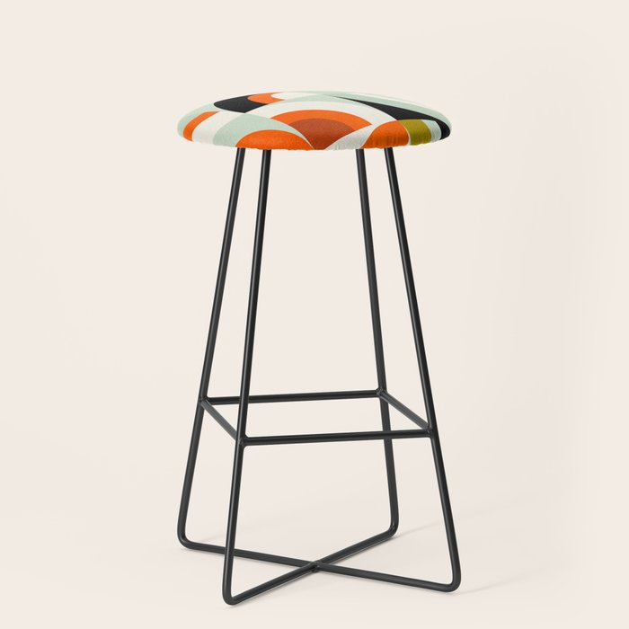 think big 6 mid century modern Stool Gallery Image 1