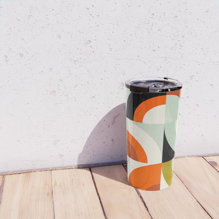 think big 6 mid century modern Travel Mug Gallery Image 4