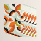 think big 6 mid century modern Wrapping Paper Gallery Image 3