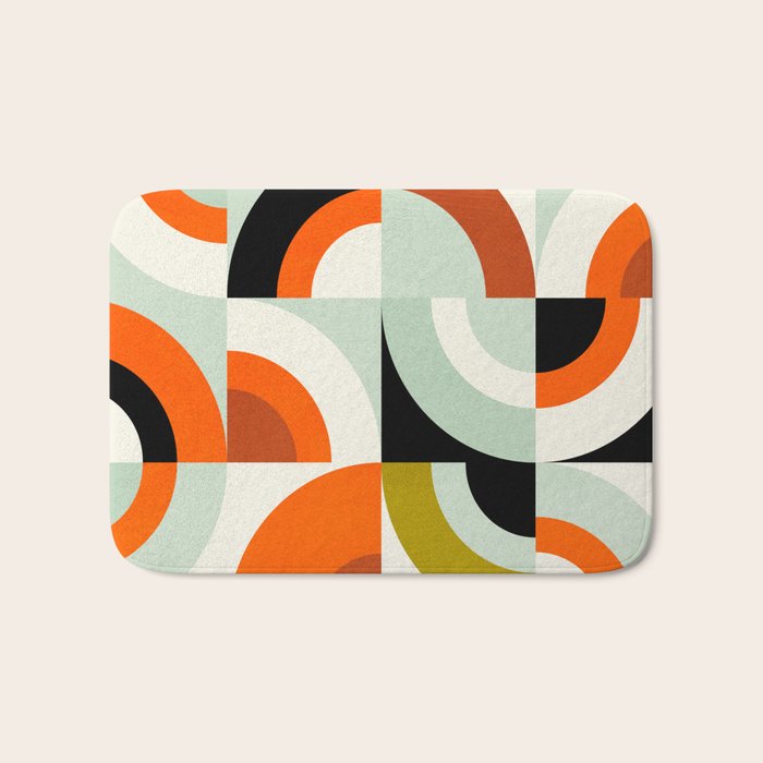 think big 6 mid century modern Bath Mat Gallery Image 1