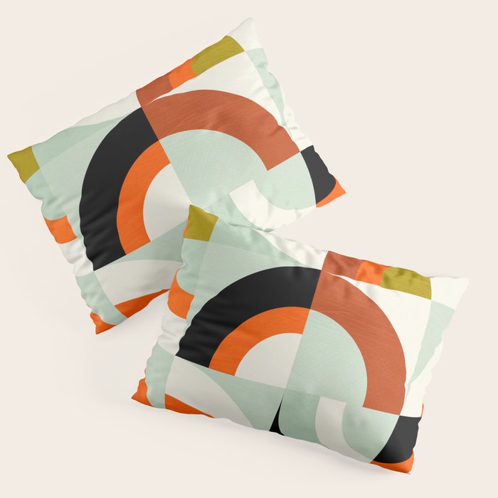 think big 6 mid century modern Pillow Sham Gallery Image 1