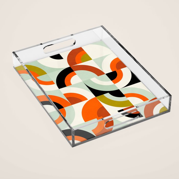 think big 6 mid century modern Acrylic Tray Gallery Image 1