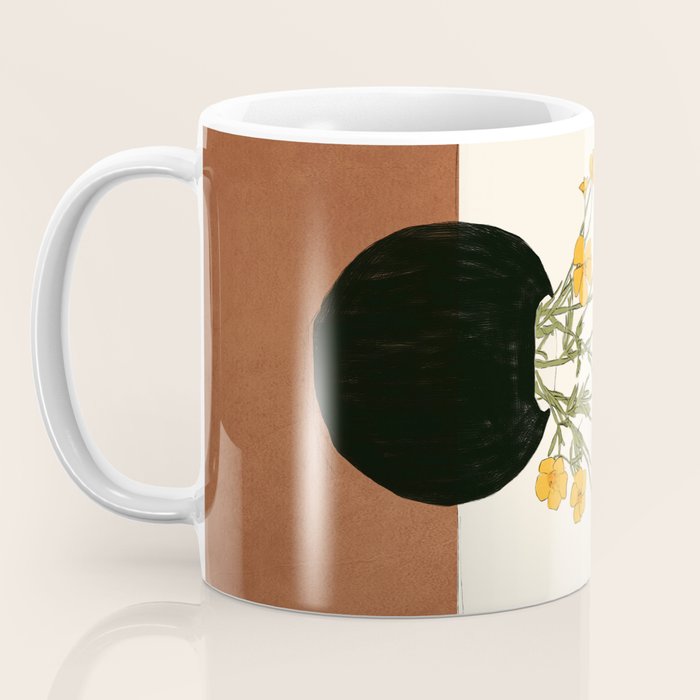 Blooming Wildflowers Yellow 2 Coffee Mug Gallery Image 3