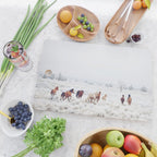 Winter Horses Cutting Board Gallery Image 2