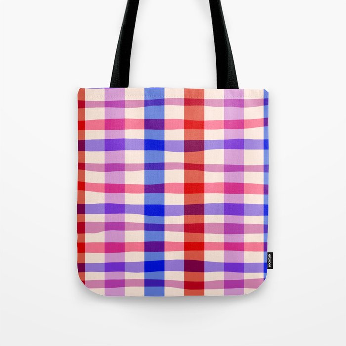Summer Gingham Picnic  Tote Bag Gallery Image 1