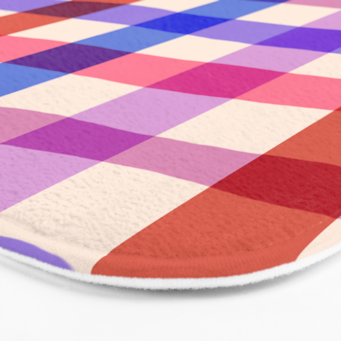 Summer Gingham Picnic  Bath Mat Gallery Image 3