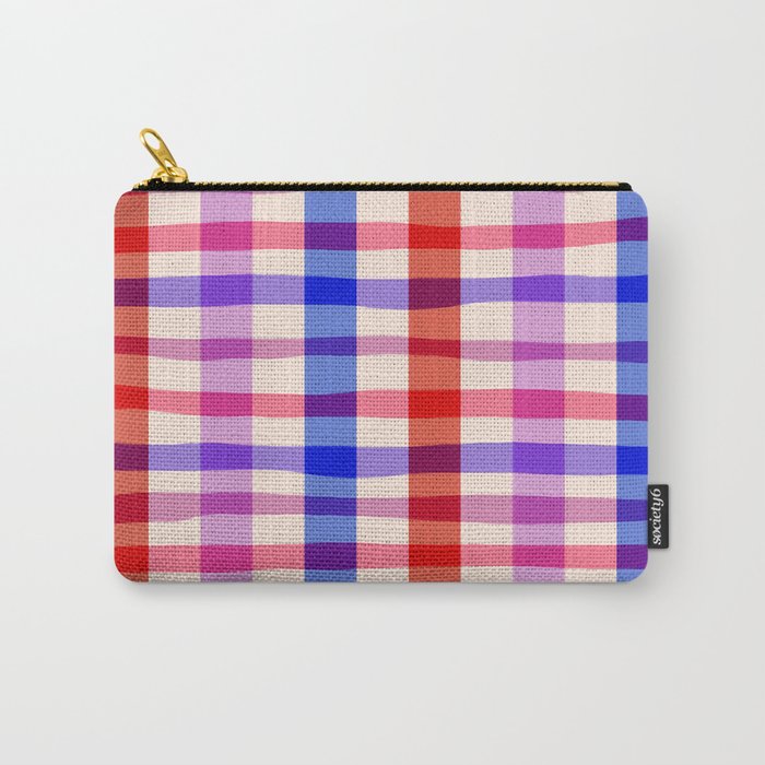Summer Gingham Picnic  Carry All Pouch Gallery Image 1