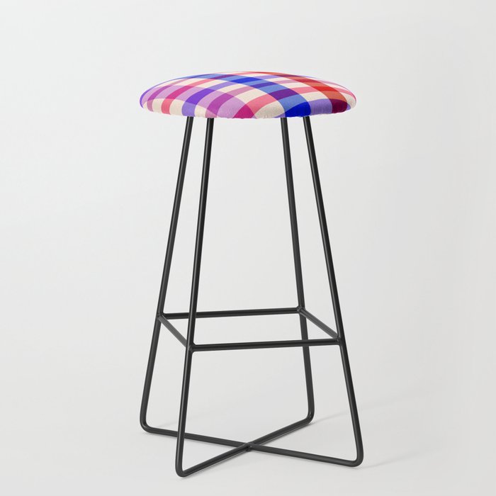 Summer Gingham Picnic  Stool Gallery Image 1