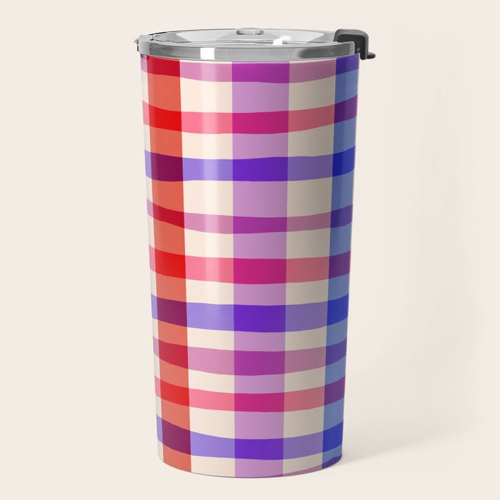 Summer Gingham Picnic  Travel Mug Gallery Image 2