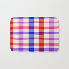 Summer Gingham Picnic  Bath Mat Gallery Image 1