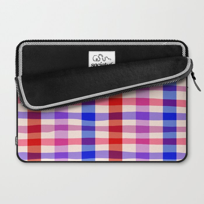 Summer Gingham Picnic  Laptop Sleeve Gallery Image 2