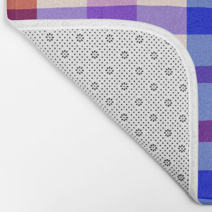 Summer Gingham Picnic  Bath Mat Gallery Image 2