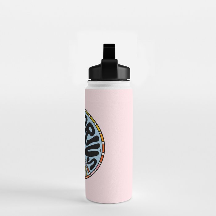 Sagittarius Peace Sign Water Bottle Gallery Image 2
