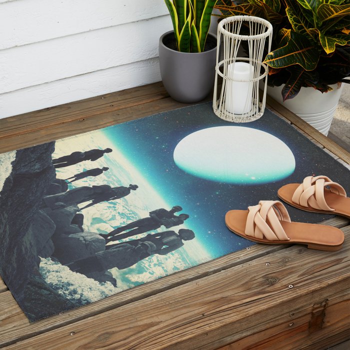 We are Sojourners in this World. Outdoor Rug Gallery Image 2