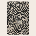 Modern Zebra Print Bold Monochrome Animal Pattern Abstract Jungle Cutting Board Gallery Image 1