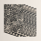 Modern Zebra Print Bold Monochrome Animal Pattern Abstract Jungle Wrapping Paper Gallery Image 3