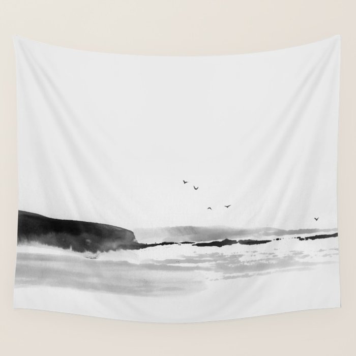Sea Rock Wall Tapestry Gallery Image 1