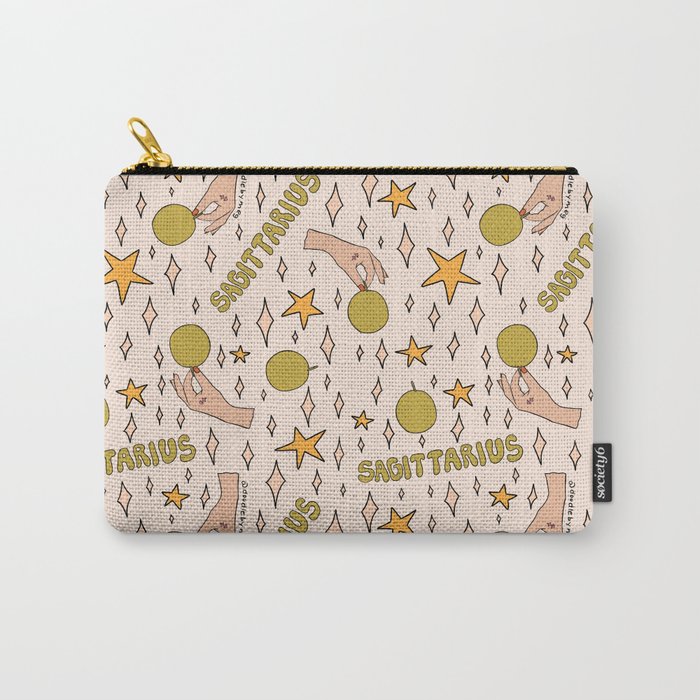 Sagittarius Guava Print Carry All Pouch Gallery Image 1