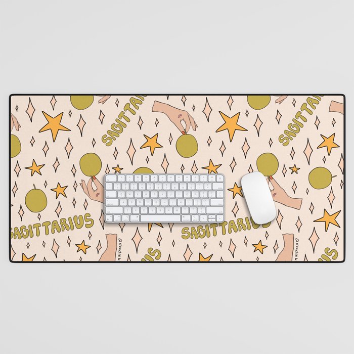 Sagittarius Guava Print Desk Mat Gallery Image 1