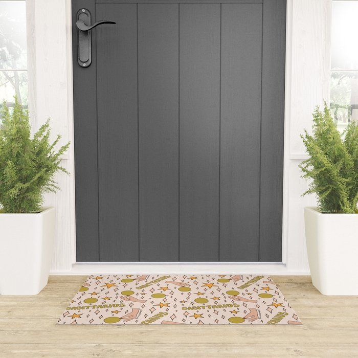 Sagittarius Guava Print Welcome Mat Gallery Image 3