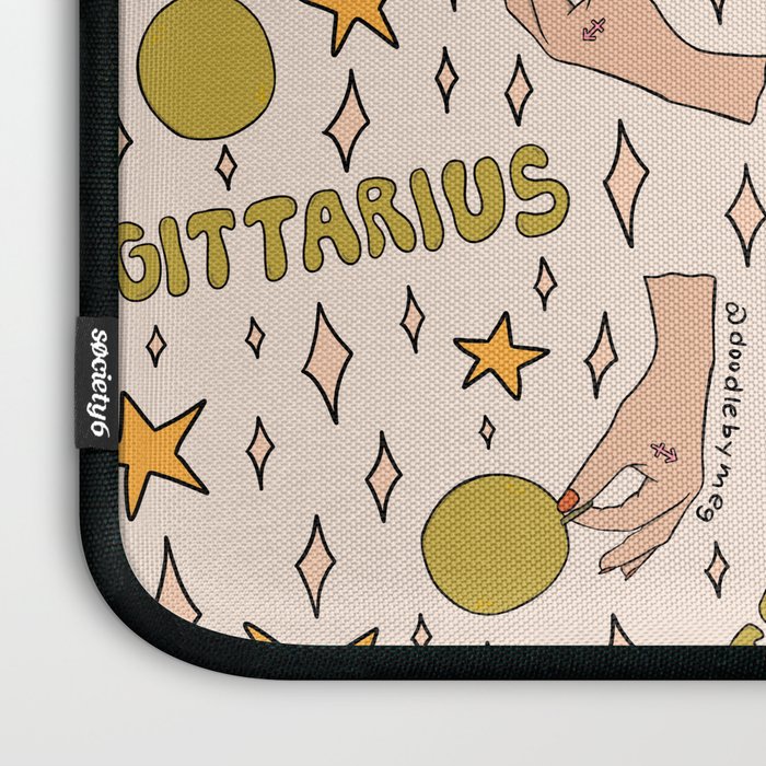 Sagittarius Guava Print Laptop Sleeve Gallery Image 3