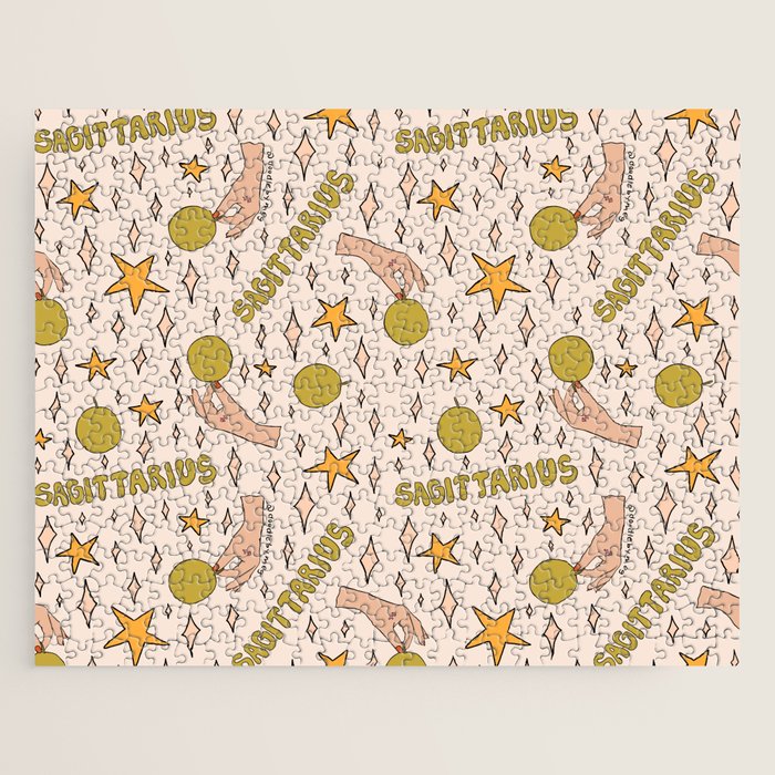 Sagittarius Guava Print Jigsaw Puzzle Gallery Image 1