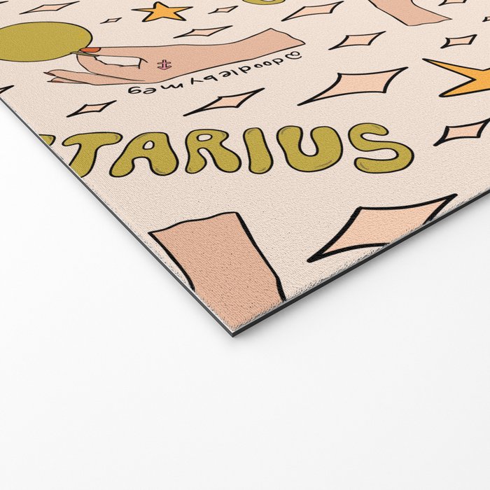Sagittarius Guava Print Welcome Mat Gallery Image 2