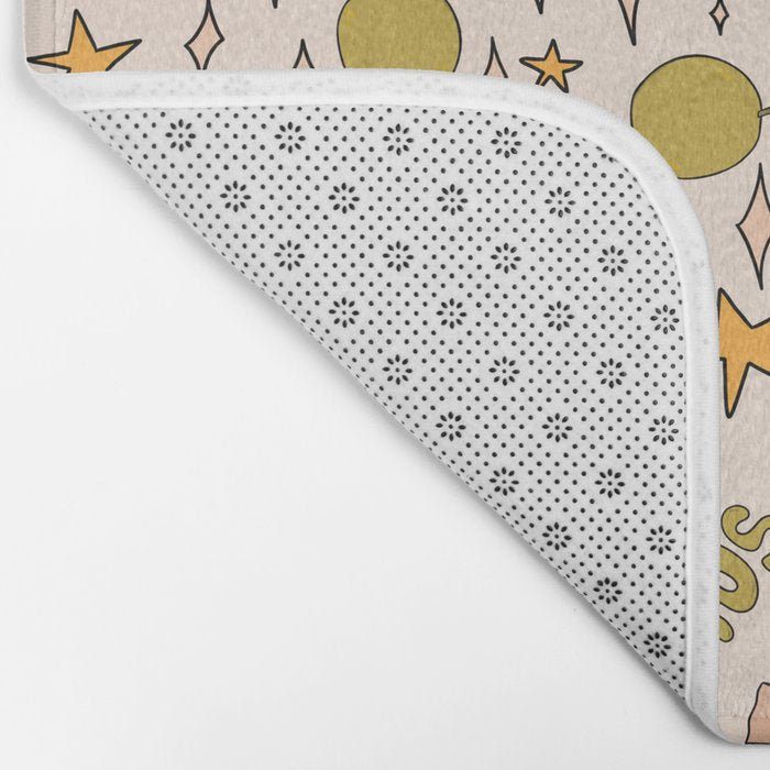 Sagittarius Guava Print Bath Mat Gallery Image 2