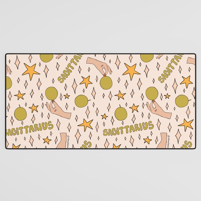Sagittarius Guava Print Desk Mat Gallery Image 3