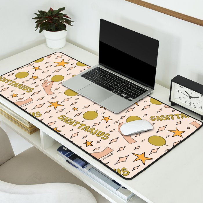 Sagittarius Guava Print Desk Mat Gallery Image 2