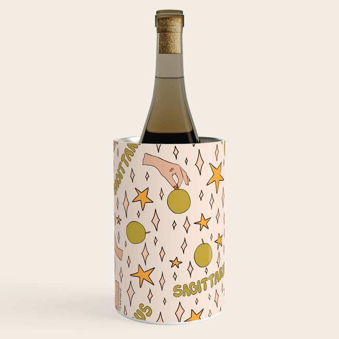 Sagittarius Guava Print Wine Chiller Gallery Image 1