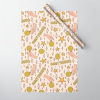 Sagittarius Guava Print Wrapping Paper Gallery Image 1