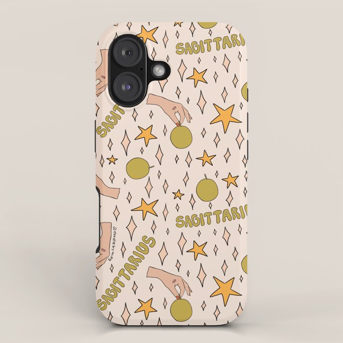Sagittarius Guava Print iPhone Case Gallery Image 1