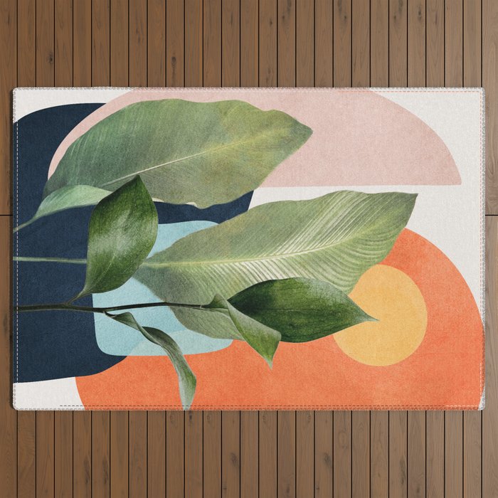 Nature Geometry VII Outdoor Rug Gallery Image 3