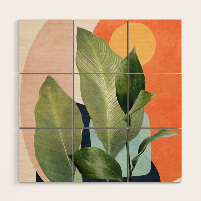 Nature Geometry VII Wood Wall Art Gallery Image 1